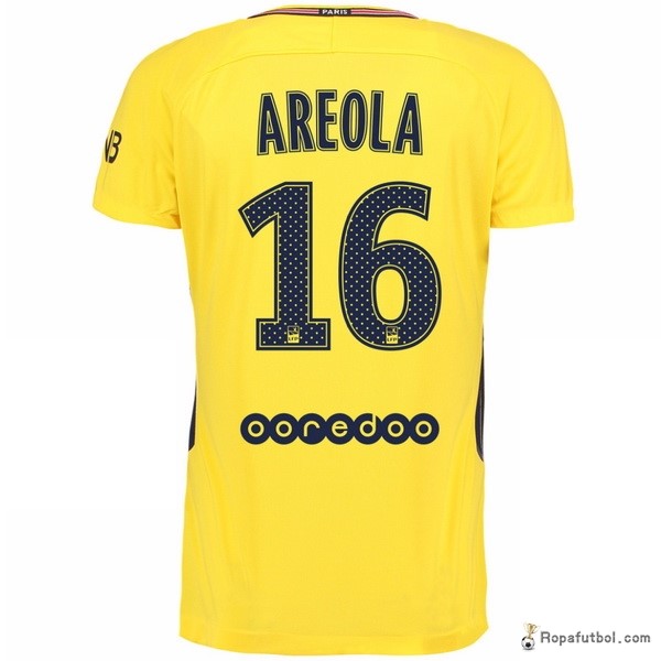 Camiseta Paris Saint Germain Replica Segunda Ropa Areola 2017/18